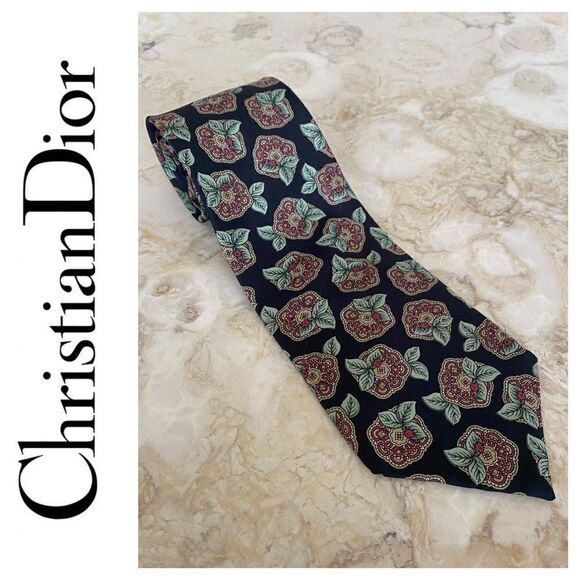 Christian Dior 100% Silk Tie - Picture 1 of 9